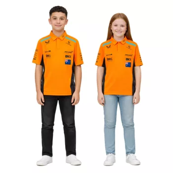   McLaren gyerek póló TJ5319, narancssárga 1 napos szállítás