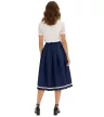 Női divatos dirndl szoknya, sötétkék, 905168 - 48 1 napos szállítás