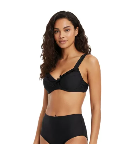 Elegáns női bikini felső 976949 minimizer, fekete 1 napos szállítás