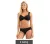 Női minimizer bikini szett, F kosár, fekete, 960224 - 52 1 napos szállítás