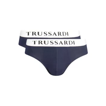 TRUSSARDI férfi alsónadrág kék - M 1 napos szállítás