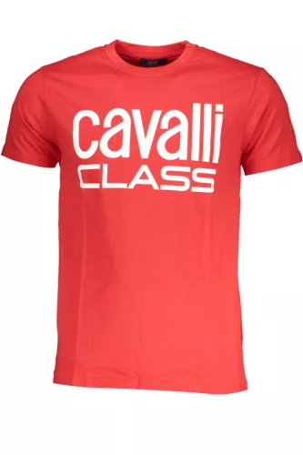 Cavalli Class férfi póló, piros, L 1 napos szállítás