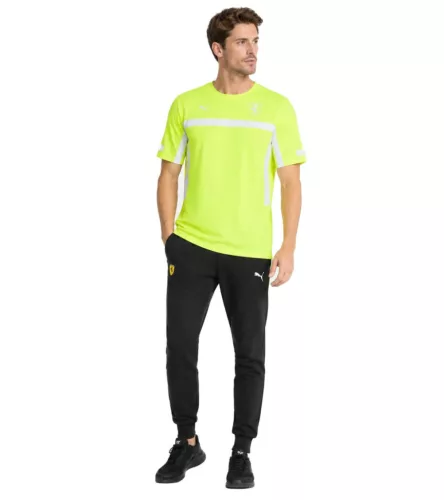 PUMA férfi póló 2024 Charles Leclerc, neon sárga 1 napos szállítás