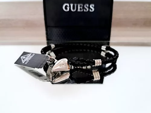 Guess férfi karkötő UMB21515-S, barna 1 napos szállítás