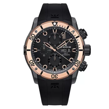   EDOX CO-1 Carbon Chrono automata 01125-CLN5N-NIR Férfi Karóra