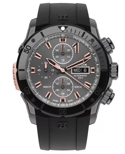 EDOX CO-1 Chrono automata 01128-37GNRCA-GNR Férfi Karóra
