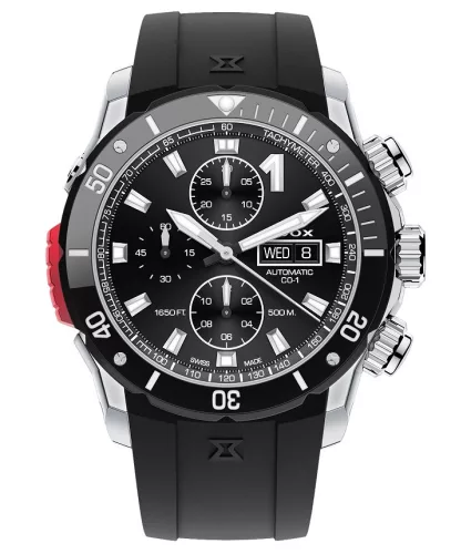 EDOX CO-1 Chrono automata 01128-3NRCA-NN Férfi Karóra