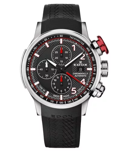 EDOX Chronorally automata 01129-TRCA-NCAR Férfi Karóra