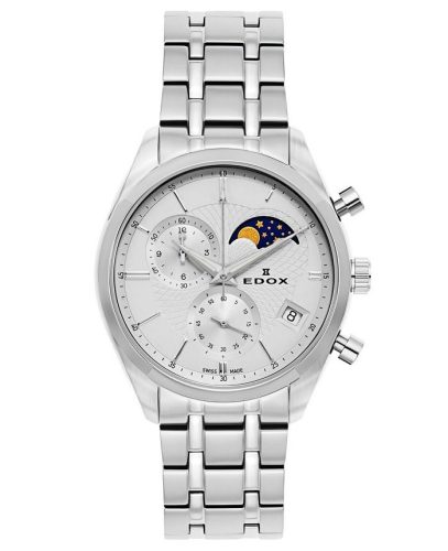 EDOX Les Vauberts Moonphase Chrono 01655-3M-AIN Férfi Karóra