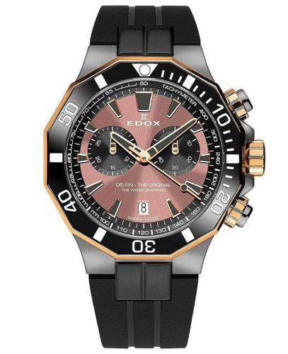 EDOX Delfin The Original Chrono 10112-357GRNCA-BRNR Férfi Karóra