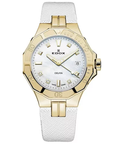 EDOX Delfin The Original Diver Lady Diamonds 53020-37JC-NADD Női Karóra