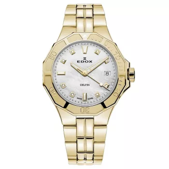   EDOX Delfin The Original Diver Lady Diamonds 53020-37JM-NADD Női Karóra