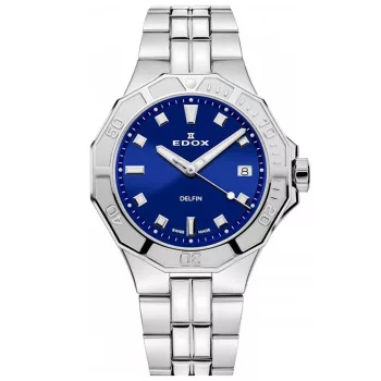 EDOX Delfin Diver Lady 53020-3M-BUN Női Karóra