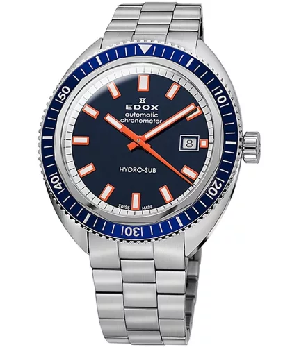 EDOX Hydro-sub Date automata 80128-3BUM-BUIO Férfi Karóra