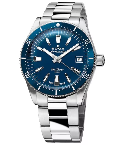 EDOX Skydiver automata Lady 80131-3BUM-BUIN Női Karóra