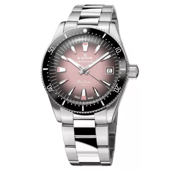 EDOX Skydiver automata Lady 80131-3NM-NDRO Női Karóra