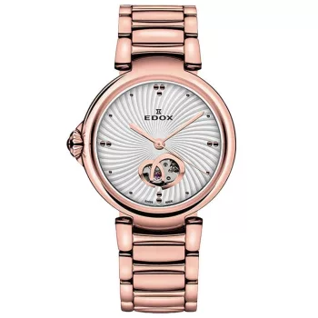   EDOX automata LaPassion Open Heart 85025-37RM-AIR Női Karóra