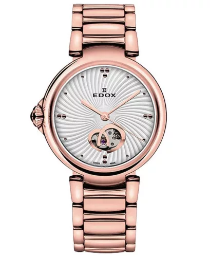 EDOX automata LaPassion Open Heart 85025-37RM-AIR Női Karóra