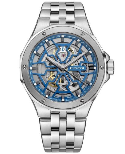 EDOX Delfin Mecano Skeleton 85303-3M-BUIGB Férfi Karóra