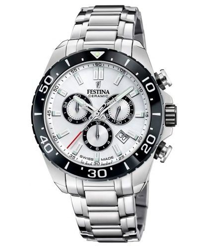 Festina Ceramic Chrono Swiss Made F20042/1 Férfi Karóra