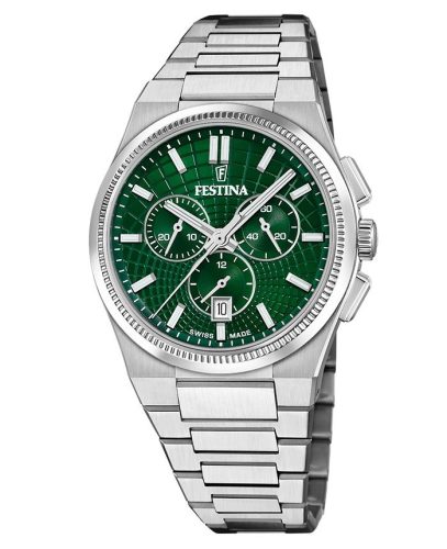 Festina Rivé Chrono Swiss Made F20059/3 Férfi Karóra