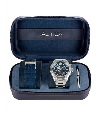 Nautica Long Beach Chrono Set NAPLECR01 Férfi Karóra