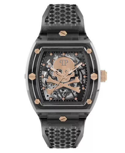 Philipp Plein The Skeleton Crystal automata PWPTA0424 Férfi Karóra