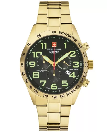 Swiss Alpine Military Combat Light Chrono SAM7047.9114 Férfi Karóra