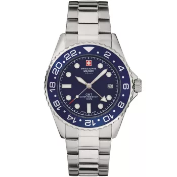   Swiss Alpine Military Master Diver GMT SAM7052.1135 Férfi Karóra