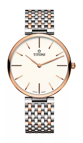 TITONI TQ52718SRG606 Férfi Karóra