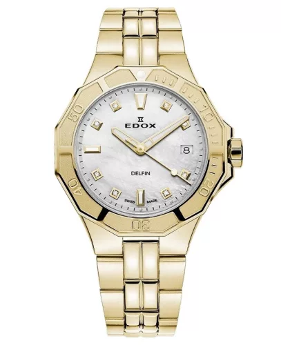 EDOX női karóra Delfin The Original Diver Lady Diamonds 53020-37JM-NADD