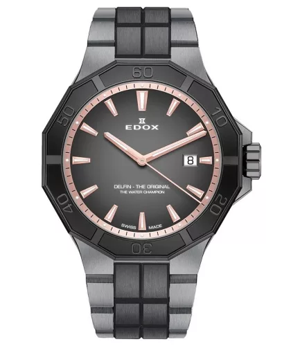 Edox férfi óra karóra 53021-37GNM-NDR