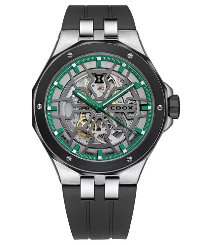 EDOX férfi karóra Delfin Mecano Skeleton 85303-3NN-VB